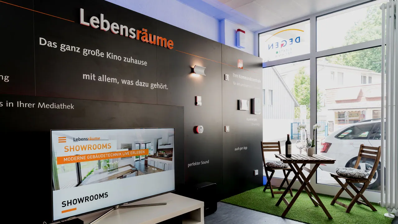 Lebensräume - Showroom mit Smart-Home · Degen Elektrotechnik in Bad Soden